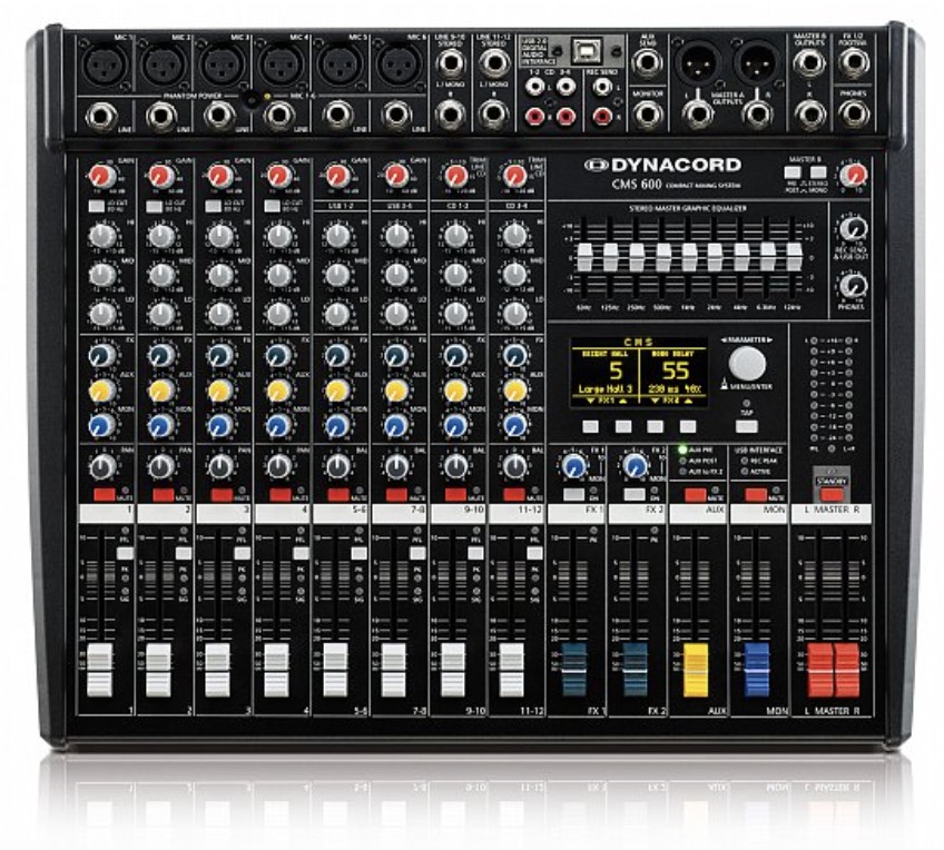 Dynacord Mixing Console with Built-In Dual-Stereo Effects Unit