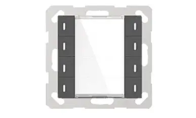 GVS KNX Push Button Sensor Plus, 1-Gang, 55mm