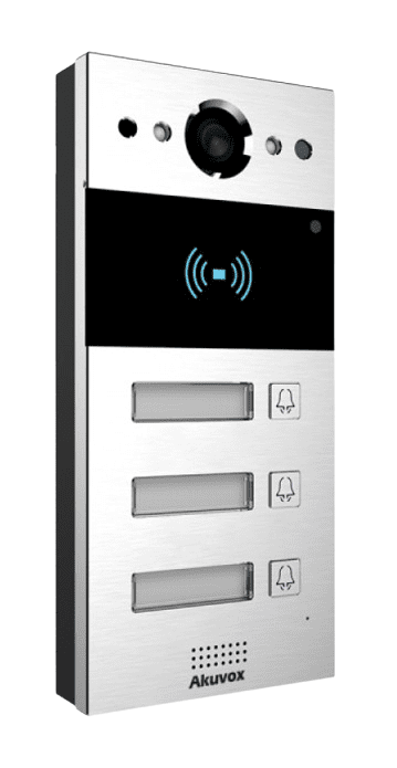 Akuvox Multi-button Door Phone for Limited Space, 3 Buttons