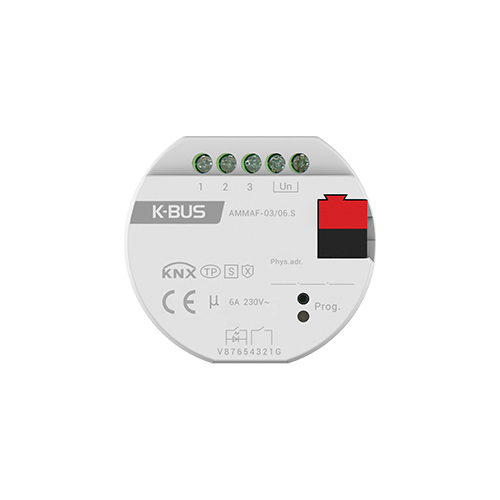 GVS KNX Multifunctional Actuator with Secure 3-Fold 6A, Flush Mounted