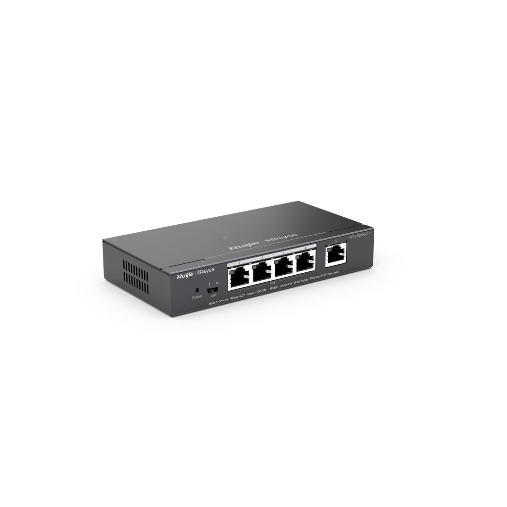 Ruijie 5-Port Gigabit Smart Cloud Mananged PoE Switch