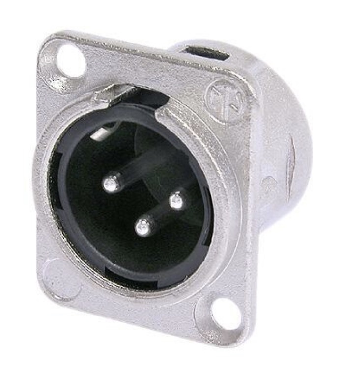 Neutrik 3-Pin XLR Male Chassis Connector