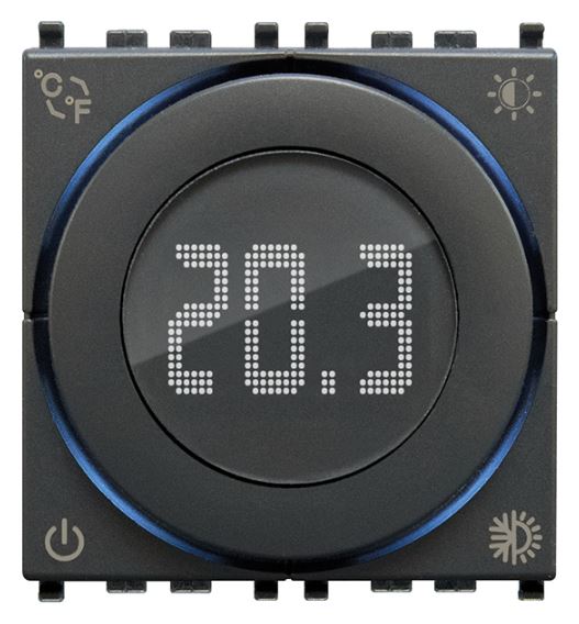 IoT dial thermostat 2M grey