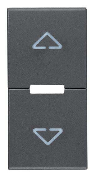 half buttons 1M arrows symbol grey