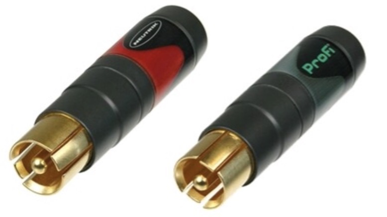 Neutrik Pair of professional Phono Plug (RCA)