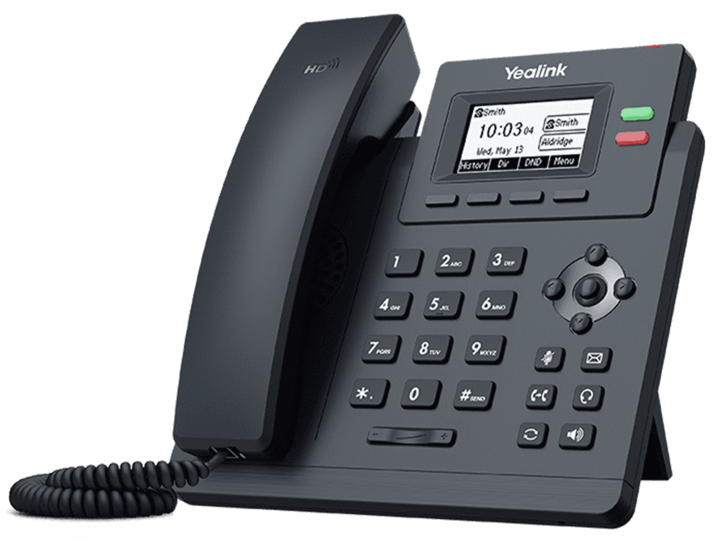 Yealink Entry Level Gigabit POE 2-Line Phone 