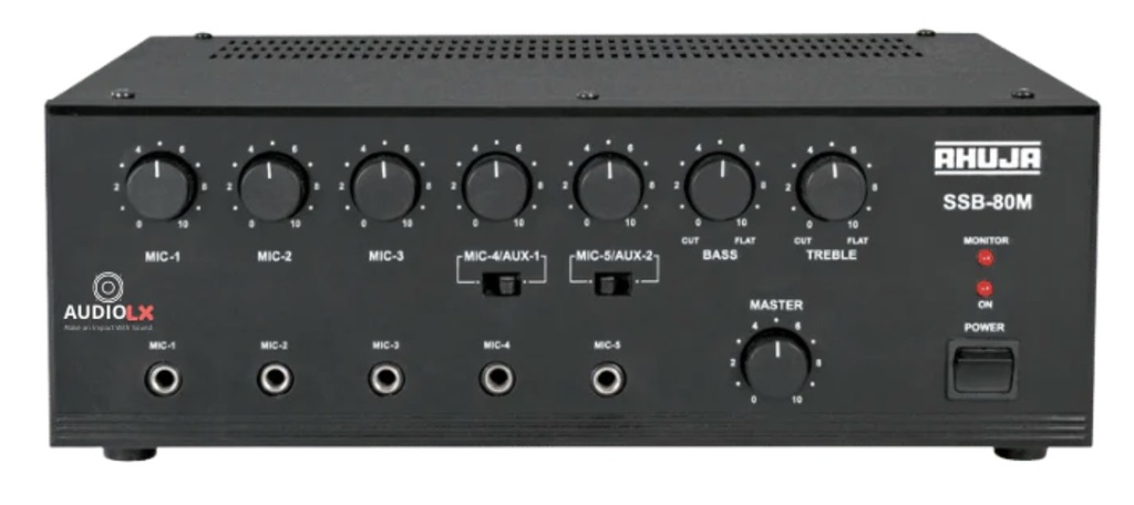 AHUJA SSB 80DFM 80 Watts Amplifier with Bluetooth,USB&FM 