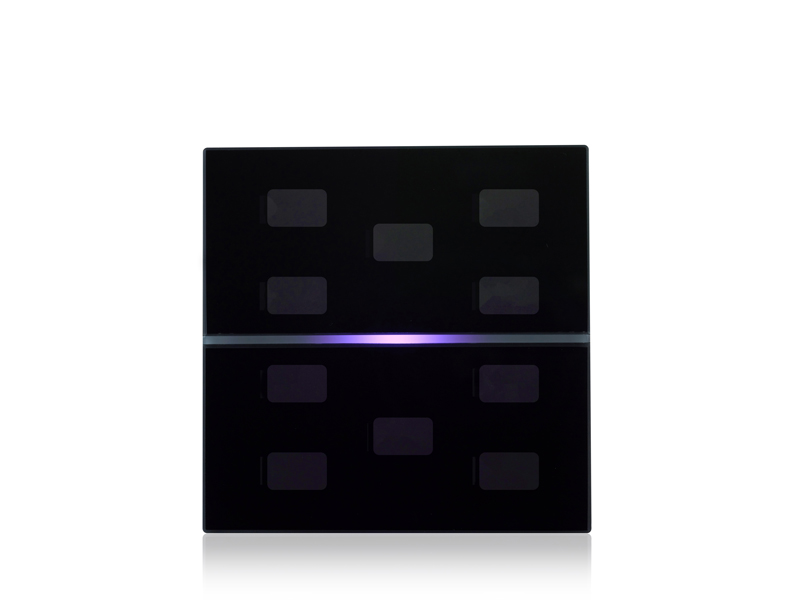 Eelectron CUSTOM GLASS - 10 CH. – LINE SERIES - RGB - BLACK