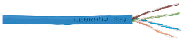 Legrand Cable category 6 U/UTP 4 pairs LSZH Euroclass Dca 305 meters blue
