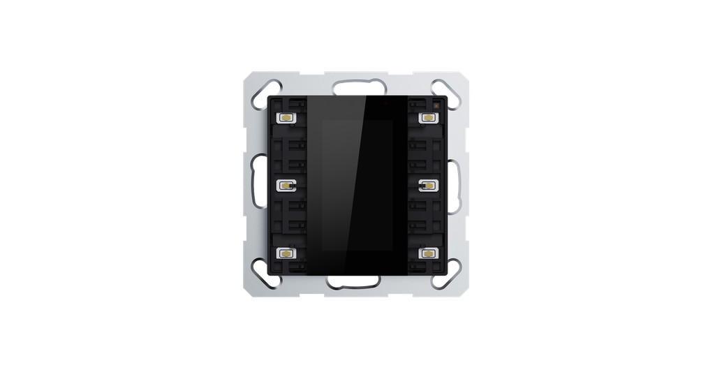 GVS KNX Push Button Sensor with Display, 3-Gang, 55mm, Module