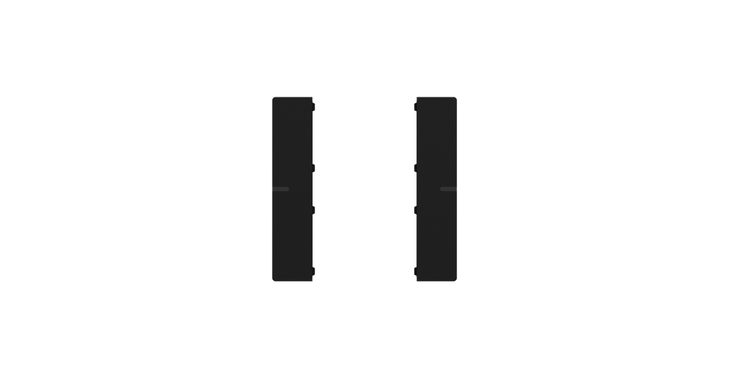 GVS Push Button Sensor Accessory, 1-gang