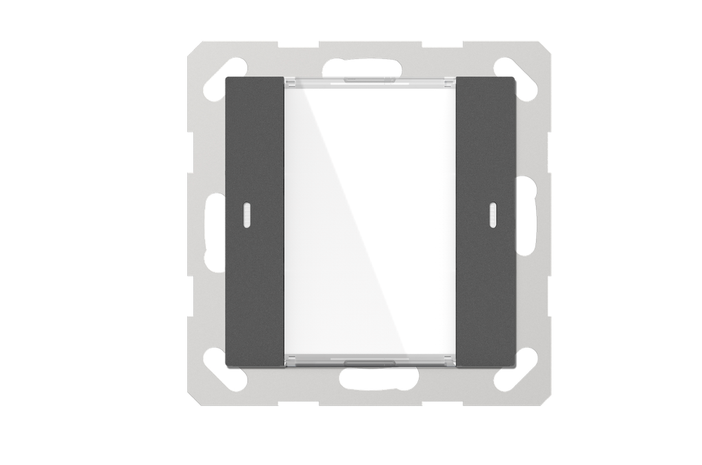 GVS KNX Push Button Sensor Plus, 1-Gang, 55mm, Black