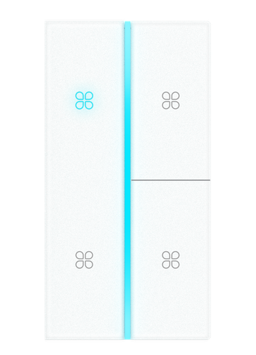 GVS S7 Extension Buttons, 4-Button - light through dot، Metal