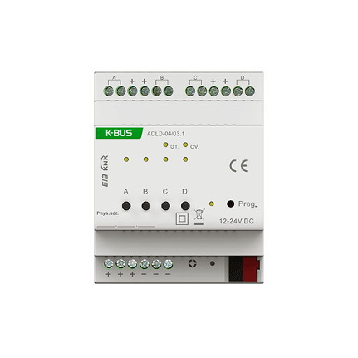 [ADLD-04/03.1] GVS KNX LED Dimming Actuator 4-Fold, 4A, 4SU MDRC