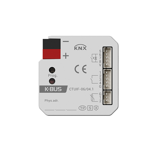 [CTUIF-06/04.1] GVS KNX Universal Interface with NTC Input & Secure 4-Fold