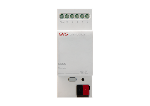 [CTBIF-04/00.1] GVS KNX Binary Input for Floating Contact 4-Fold, 2SU MDRC