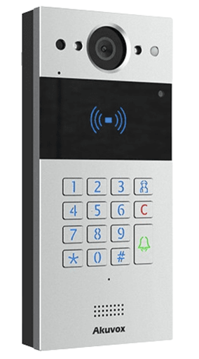 [R20K] Akuvox on-wall palm-size door phone certified for outdoor usege