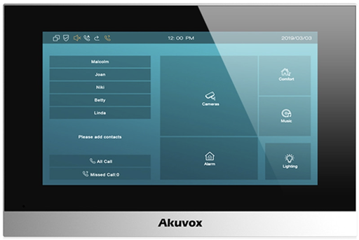 [C313S] Akuvox Compact 7" - Linux - PoE Indoor Monitor