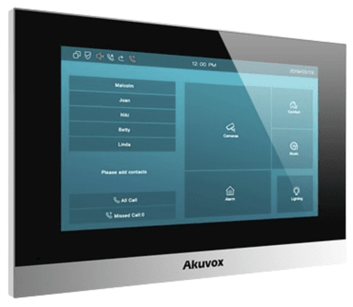 [C313W-2] Akuvox Compact 7" - Linux - Wi-Fi - 2Wire Indoor Monitor
