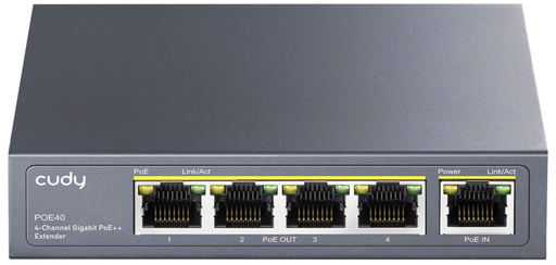 [POE40 1.0] Cudy 4-Channel Gigabit POE++ Extender 