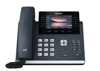 [SIP-T46U] Yealink VoIP/SIP Phone (SIP-T46U), 16-Lines, 2 x Gigabit Ports, PoE, Color Display
