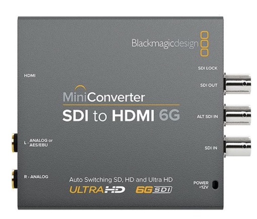 BLACKMAGIC DESIGN CONVMBSH 4K6G SDI TO HDMI 6G MINI CONVERTER