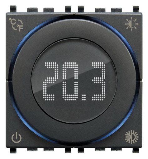 [2973] IoT dial thermostat 2M grey