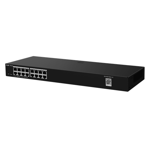 [RG-ES216GC] Ruijie 16-Port Gigabit Smart Cloud Managed Non-PoE Switch 