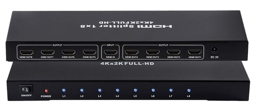 [1080P] DTECH HDMI 1X8 Splitter 