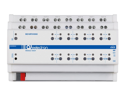 [BO16F01KNX] Eelectron KNX UNIVERSAL MODULE 16 OUT PLUS