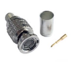 Canare BCP-D55UHD 75-Ohm BNC Male Crimp Connector for L-5.5CUHD Cable