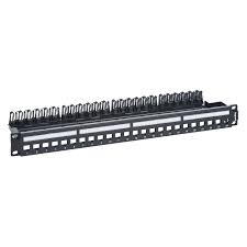 [632850] Legrand Patch panel 24 RJ45 category 5e, 6 or 6A Keystone to be equipped with metal cable holder